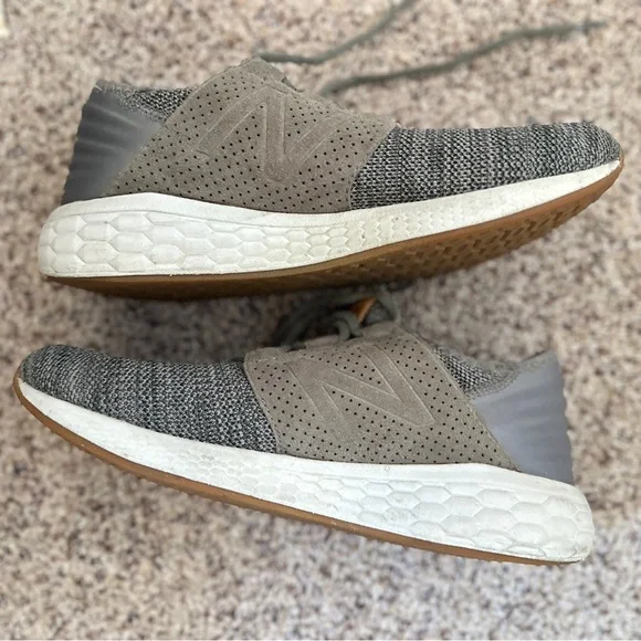 Men’s New Balance Fresh Foam Cruz v2 Knit Military Foliage Green Running Shoes - Picture 10 of 13